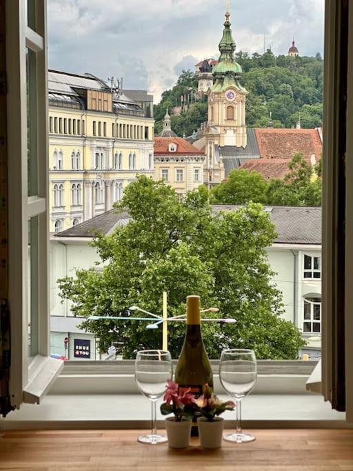 Panorama Schlossberg & Jacuzzi Грац Екстер'єр фото